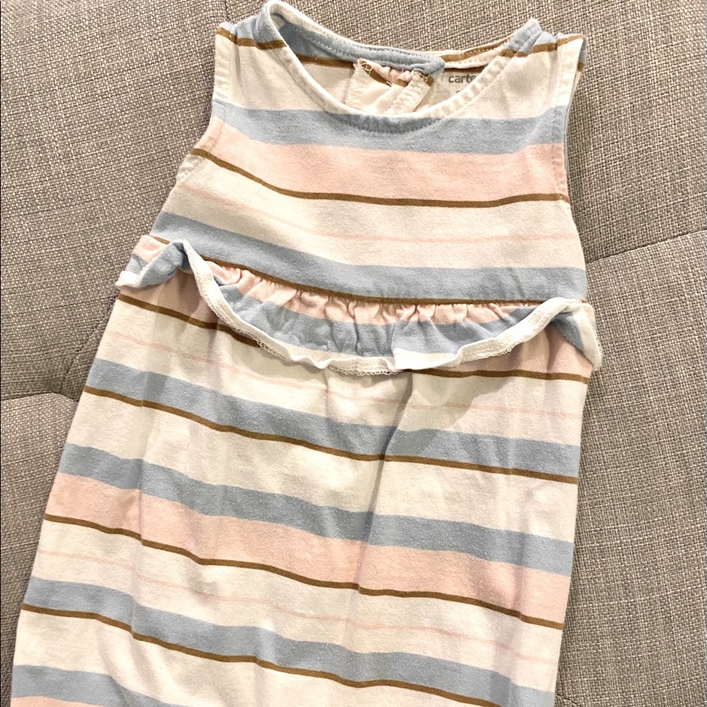 Striped Infant Romper